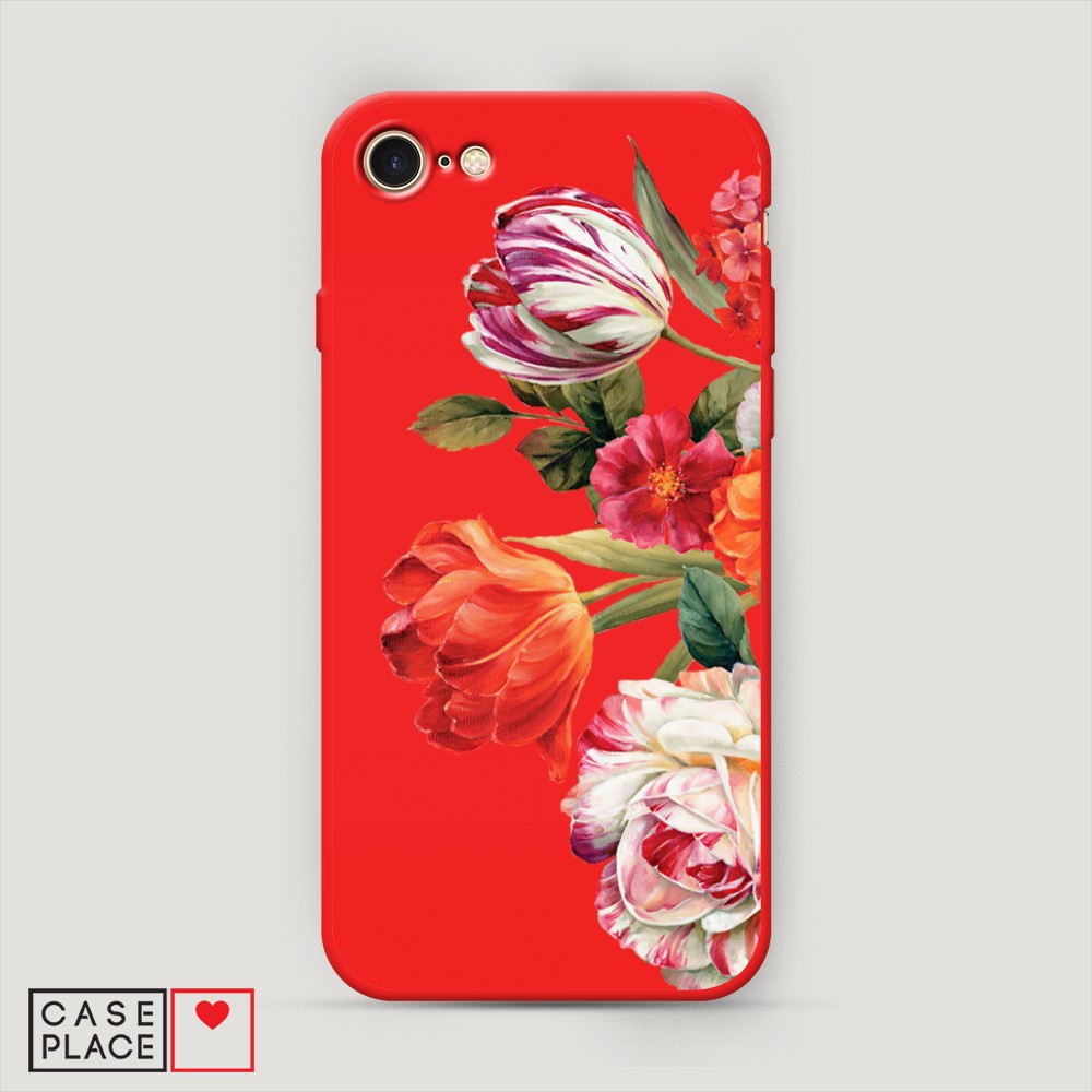 

Чехол Awog на Apple iPhone 8 / Айфон 8 "Весенний букет", Разноцветный, 10853-1