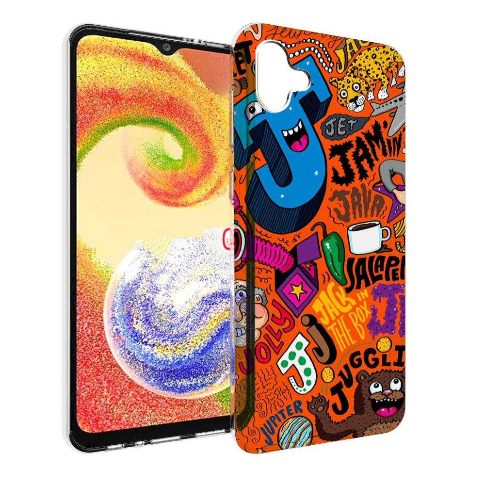 

Чехол MyPads funky-decor для Samsung Galaxy A04, Прозрачный, Tocco