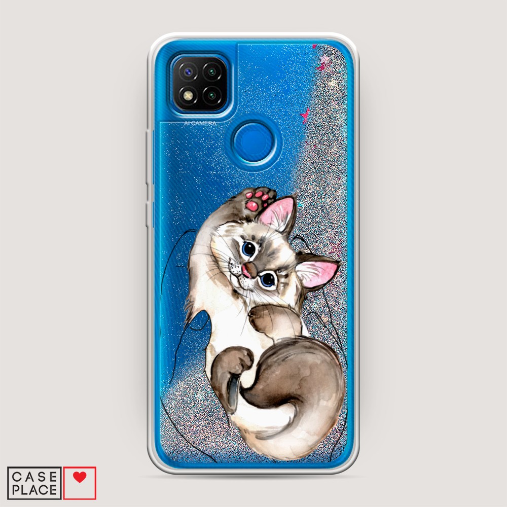 

Чехол Awog на Xiaomi Redmi 9C "Котенок в ладошках", Разноцветный, 39091-1