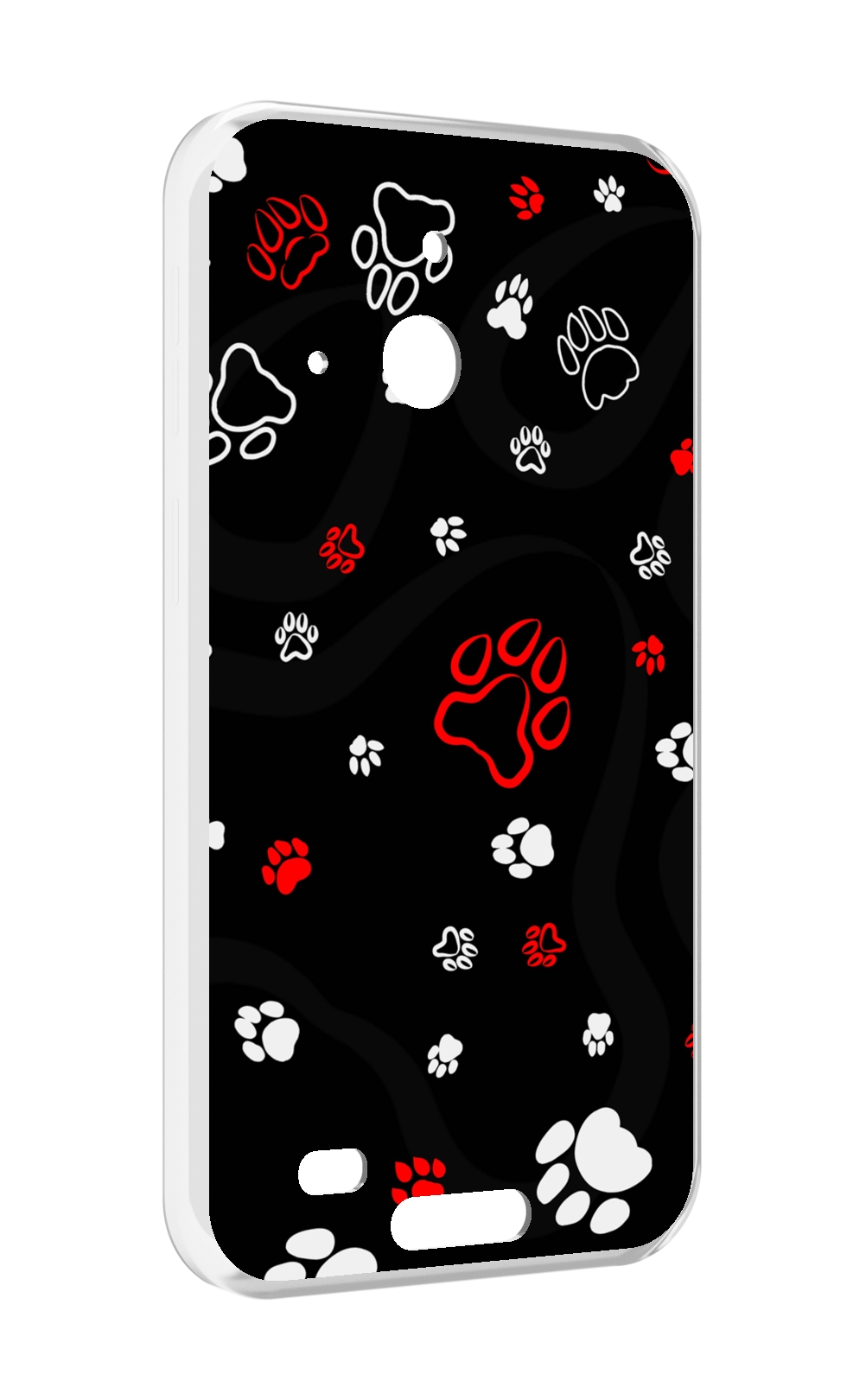 

Чехол MyPads кошачьи-лапки для Oukitel WP20 / WP20 Pro, Прозрачный, Tocco