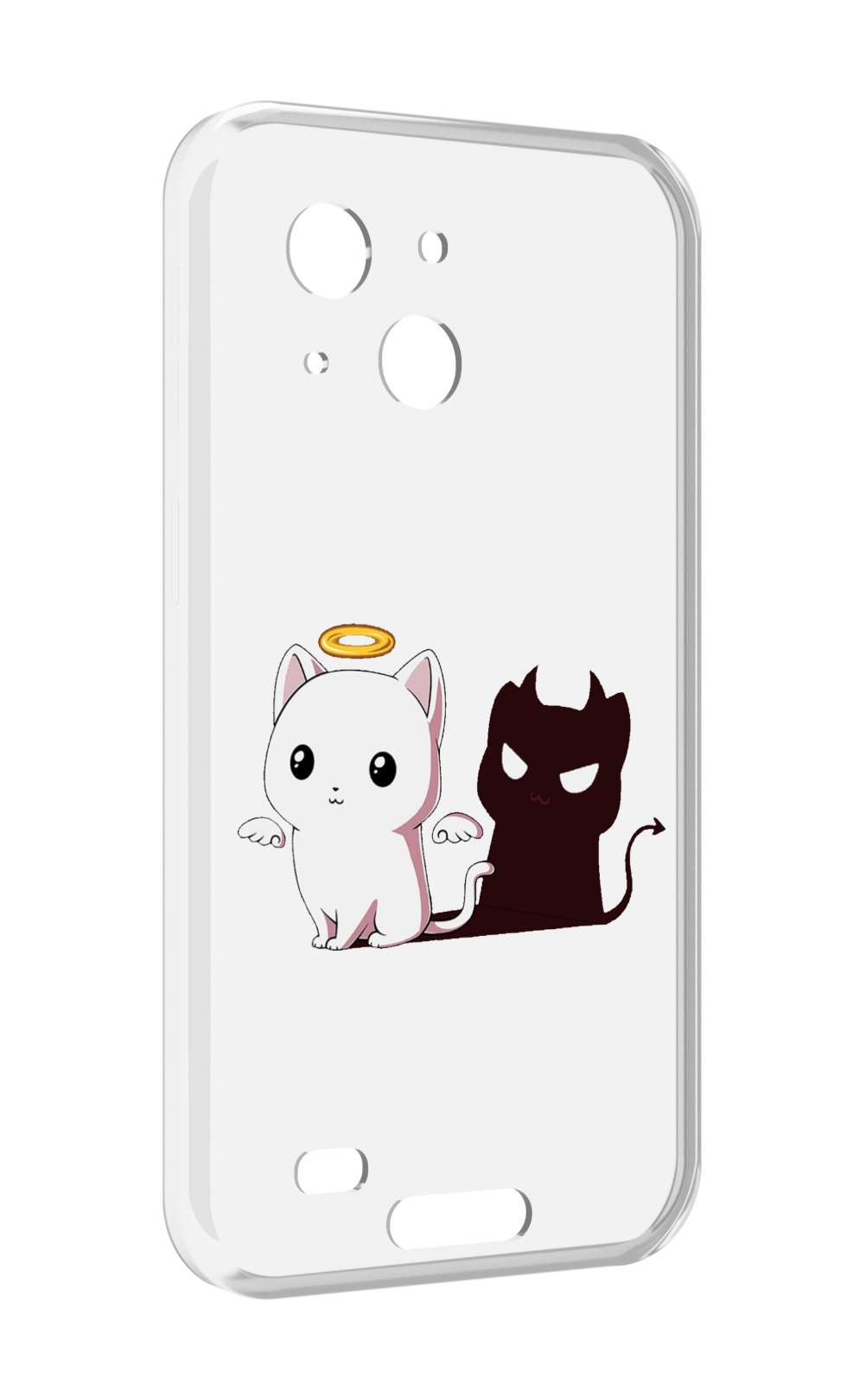

Чехол MyPads котик-с-злой-тенью для Oukitel WP20 / WP20 Pro, Прозрачный, Tocco
