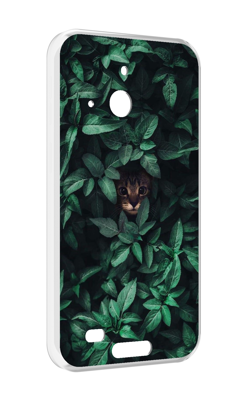 

Чехол MyPads котенок в листьях для Oukitel WP20 / WP20 Pro, Прозрачный, Tocco