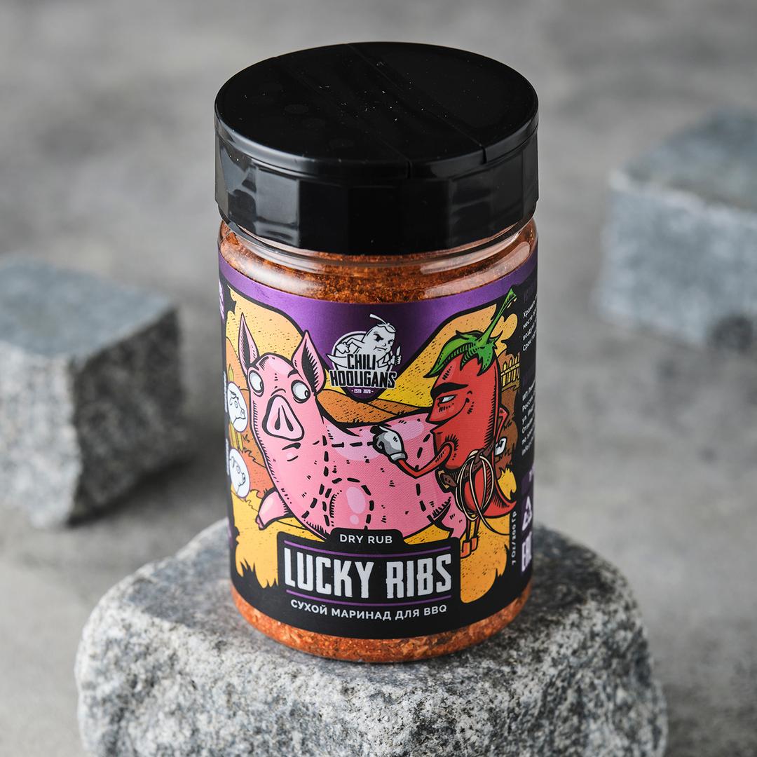 Маринад Chili Hooligans Lucky Ribs для мяса, 200 г