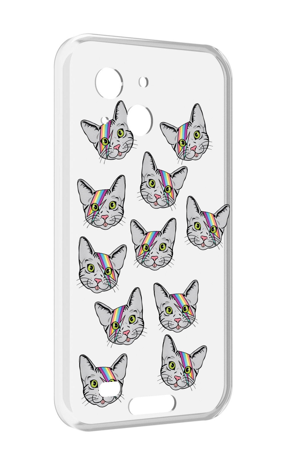 

Чехол MyPads кот-с-молнией-на-лбу для Oukitel WP20 / WP20 Pro, Прозрачный, Tocco