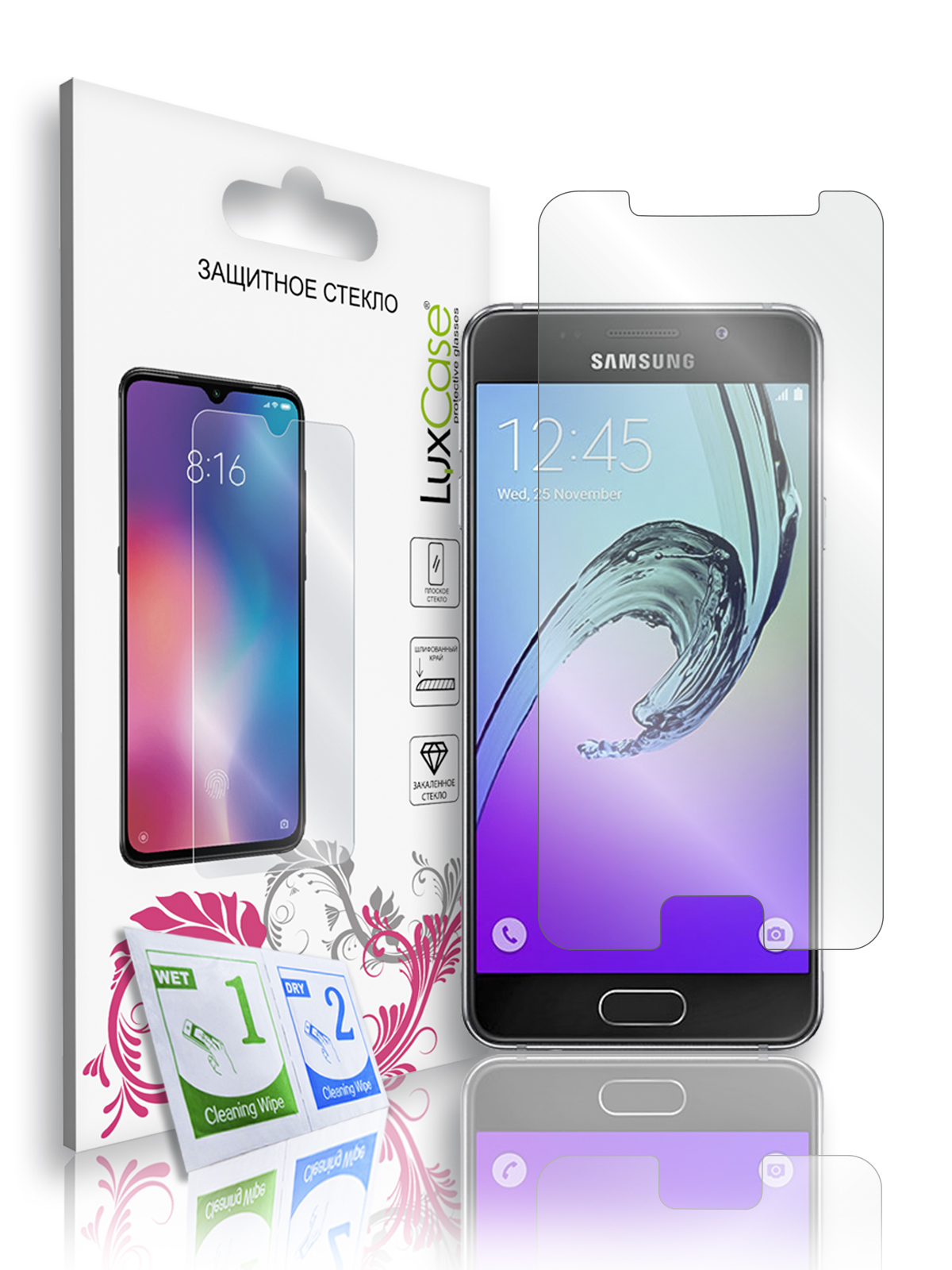 

Защитное стекло плоское LuxCase для Samsung Galaxy A3 (2016)/82046