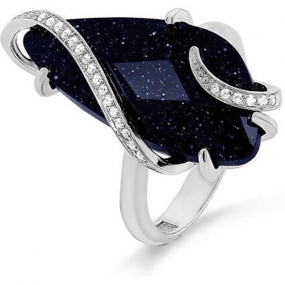 

Кольцо из серебра с фианитом/авантюрином р. 18,5 Kabarovsky 11-264-1300, 11-264-1300