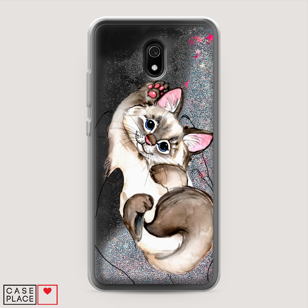 

Чехол Awog на Xiaomi Redmi 8A "Котенок в ладошках", Разноцветный, 37291-1