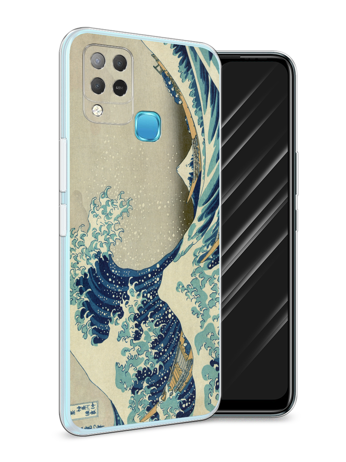 

Чехол Awog на Infinix HOT 10S "Большая волна в Канагаве", Разноцветный, 3100250-9