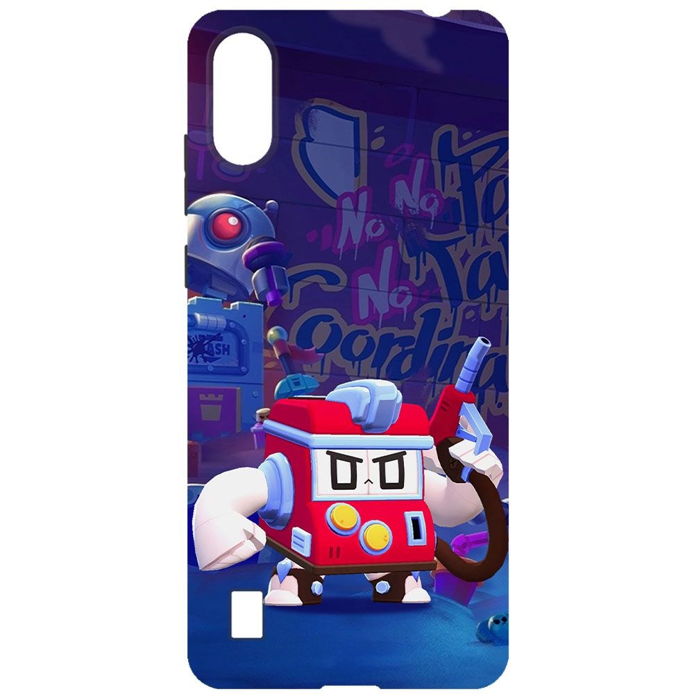 

Чехол-накладка Krutoff Софт Кейс Brawl Stars - V8-БИТ для ZTE Blade A51 Lite черный