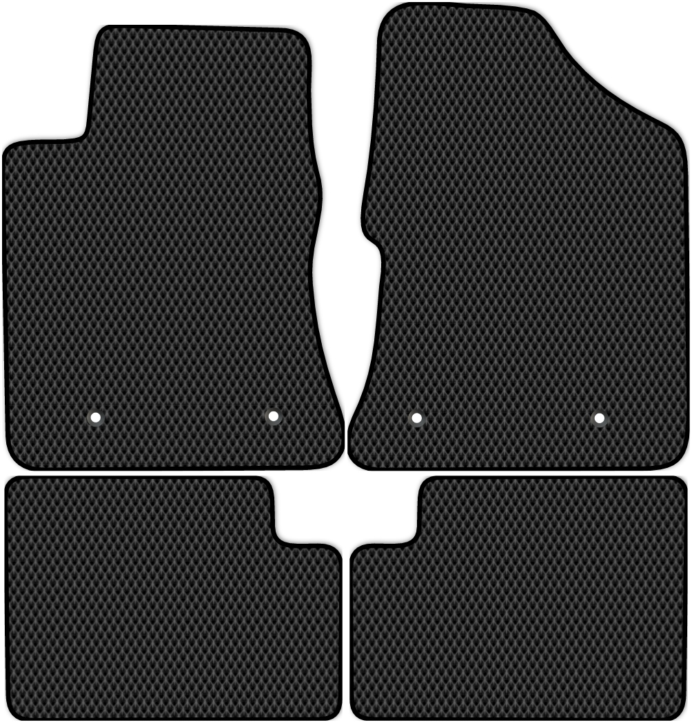 

Коврики ЭВА в салон для Geely Englon SC7 2011 - 2015, 4 шт. черный, 5305-S4Y-H
