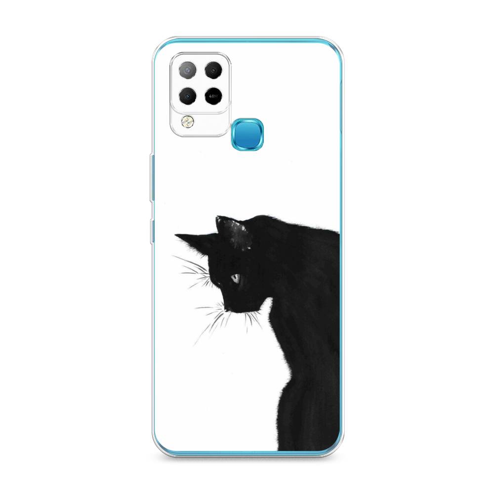 фото Чехол awog "black cat" для infinix hot 10s