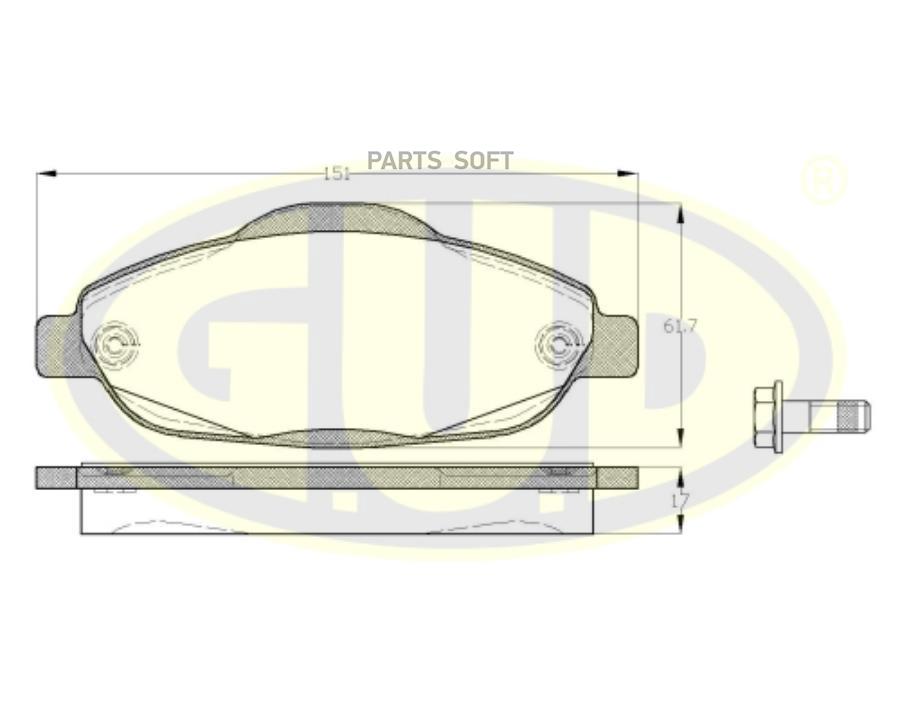 

Колодки пер pgt 308/3008/5008 1.4/1.6 16v/1.6-2.0hdi 07-