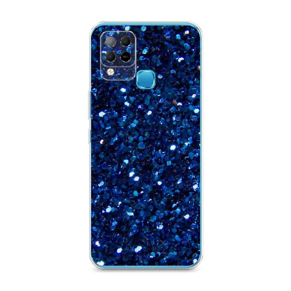

Чехол Awog "Синие блестки рисунок" для Infinix HOT 10S