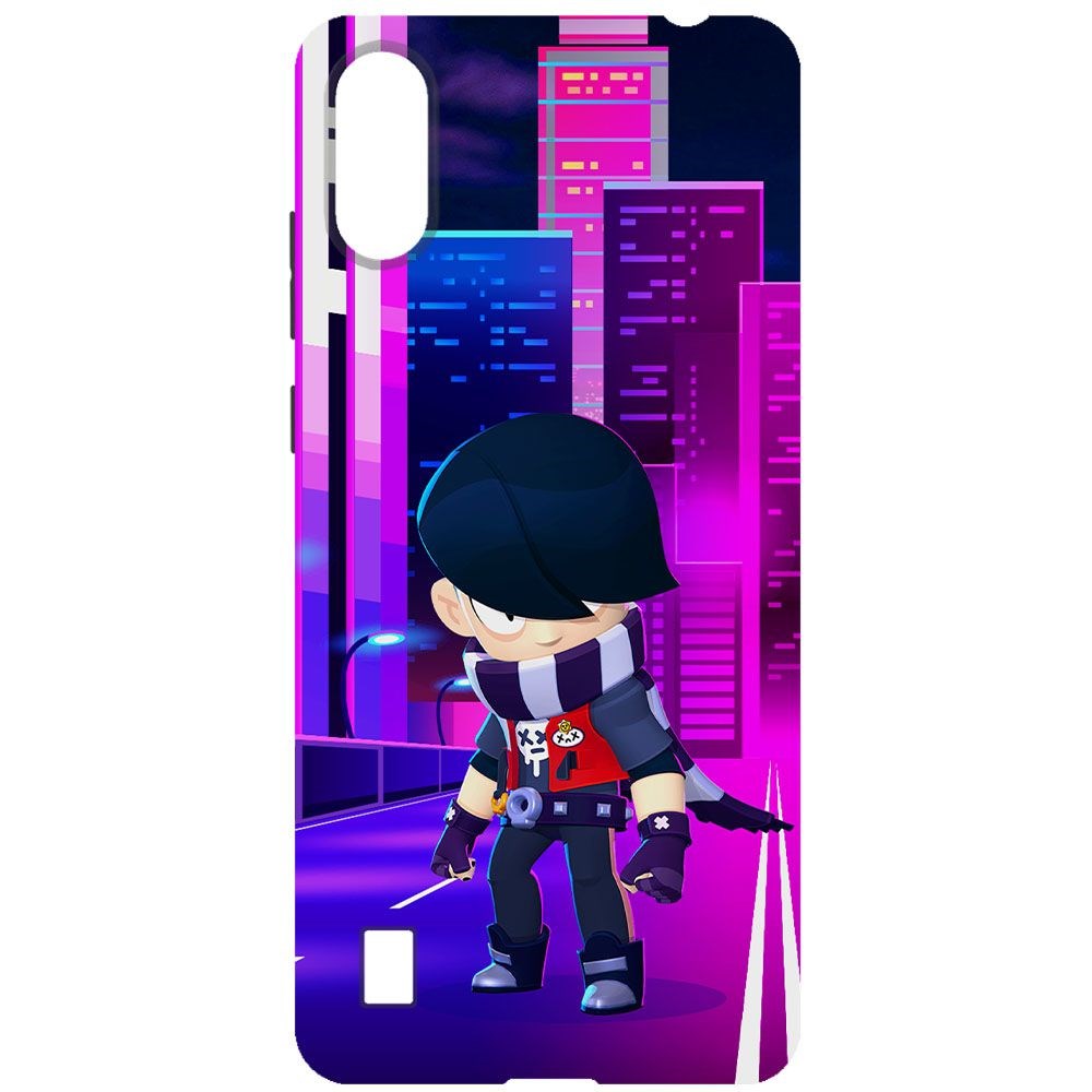 

Чехол-накладка Krutoff Софт Кейс Brawl Stars - Эдгар для ZTE Blade A5 (2020) черный