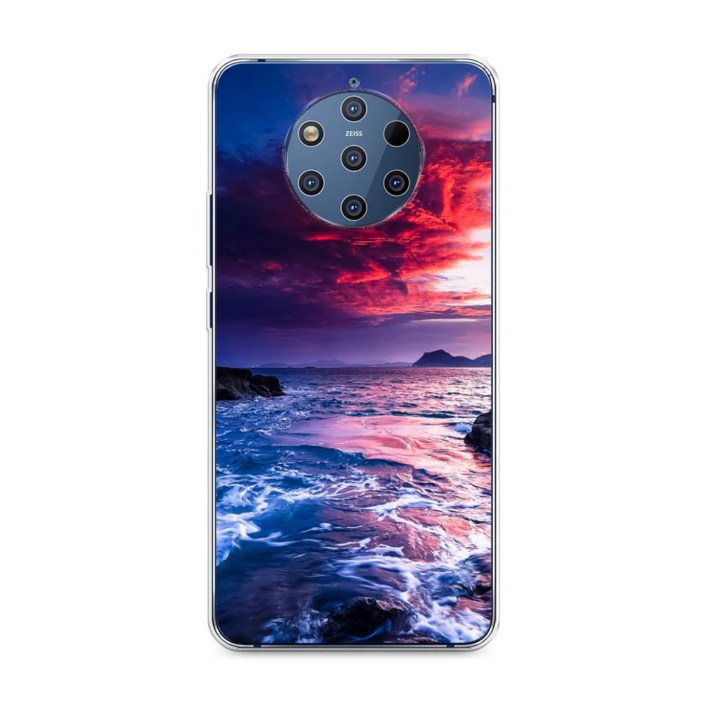

Чехол Awog на Nokia 9 PureView / Нокиа 9 PureView "Волны 1", 122350-4