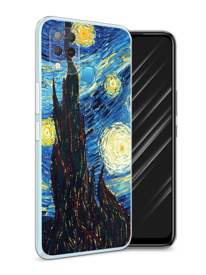 

Чехол Awog на Infinix HOT 10S "Ван Гог Звездная ночь", Разноцветный, 3100250-9