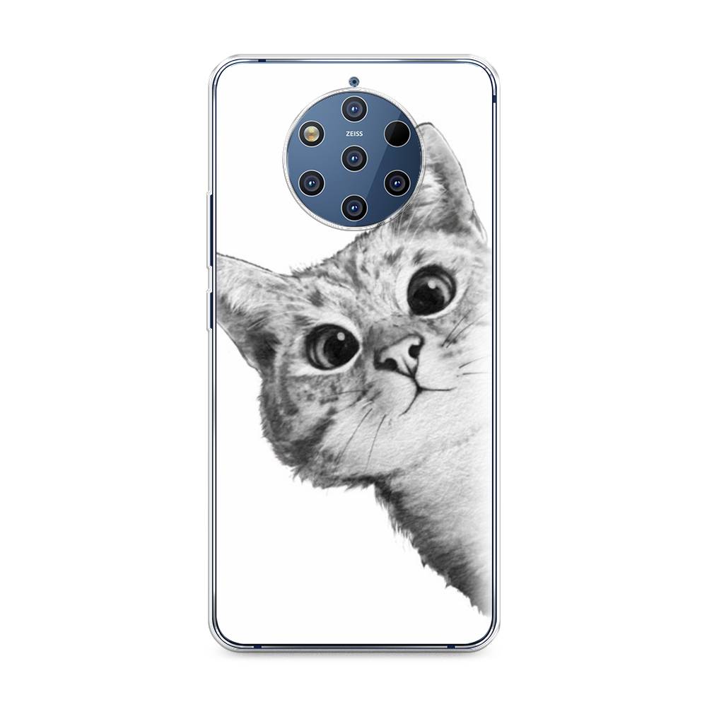 

Чехол Awog на Nokia 9 PureView / Нокиа 9 PureView "Кот рисунок черно-белый", 122350-1