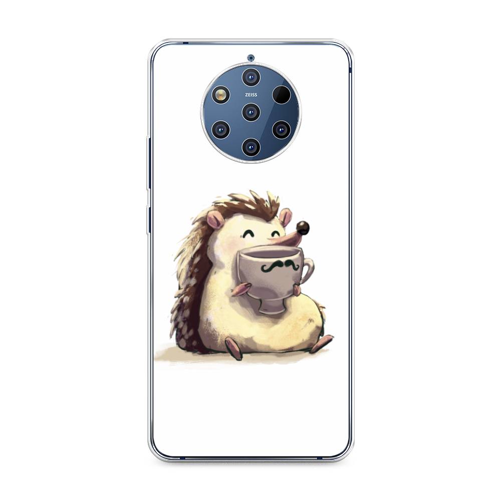 

Чехол Awog на Nokia 9 PureView / Нокиа 9 PureView "Еж кофеман", 122350-10