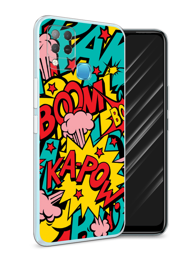 

Чехол Awog на Infinix HOT 10S "Постер pop art", Разноцветный, 3100250-9