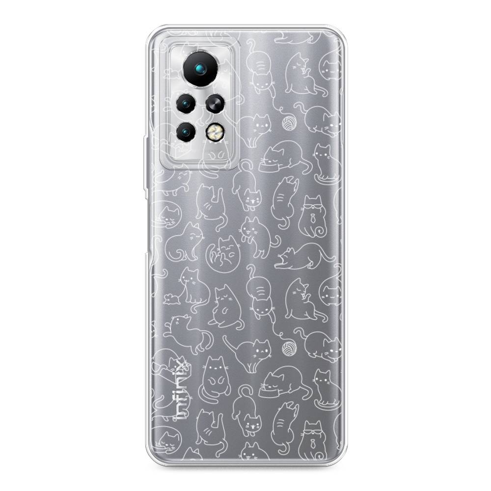 

Чехол Awog на Infinix Note 11 Pro "Шкодливые котики", Разноцветный, 3100550-2
