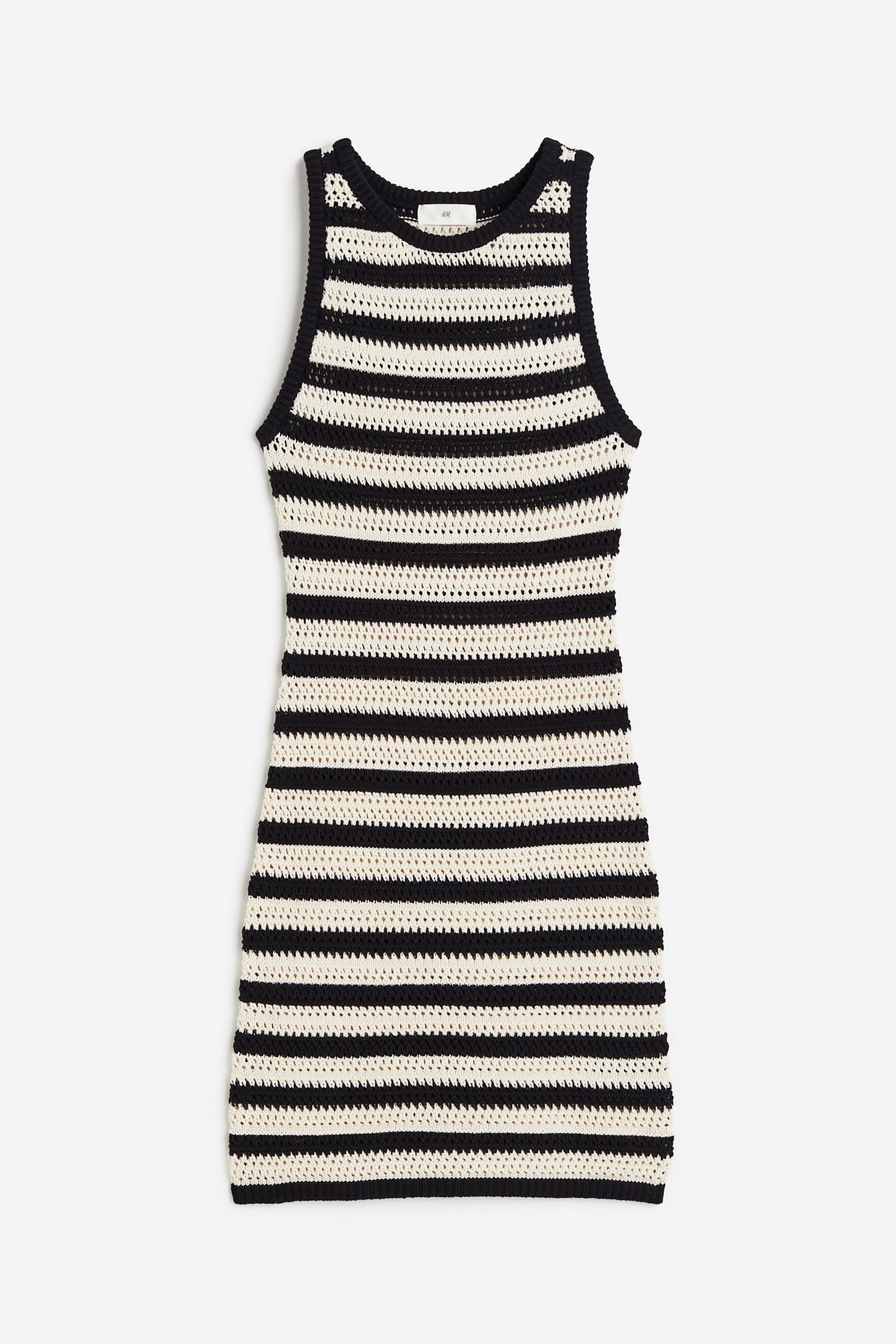 

Платье женское H&M 1178378001 черное L, Черный, 1178378001
