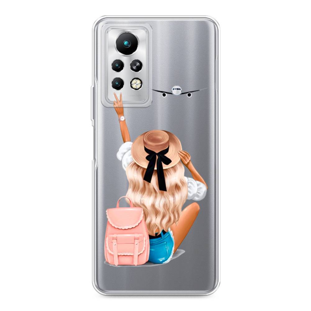 

Чехол Awog на Infinix Note 11 Pro "Автостопом самолетом", Разноцветный, 3100550-7