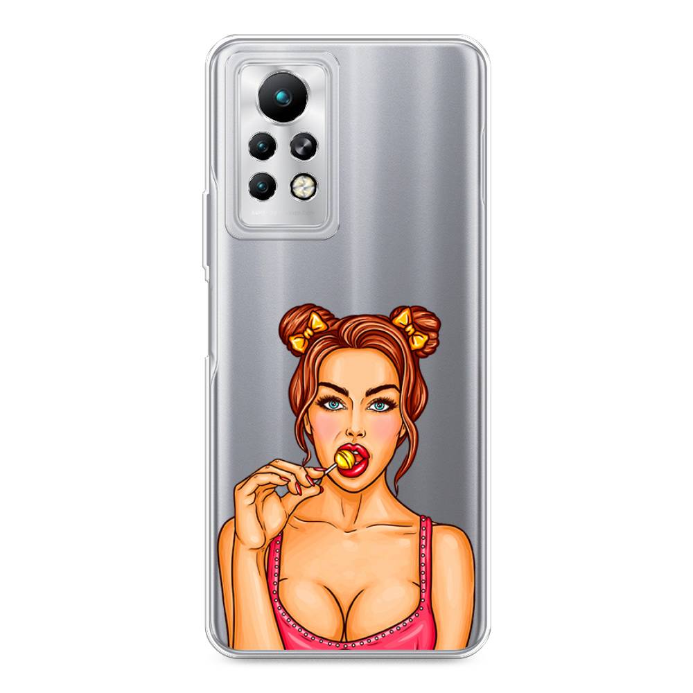

Чехол Awog на Infinix Note 11 Pro "Вкусный леденец", Разноцветный