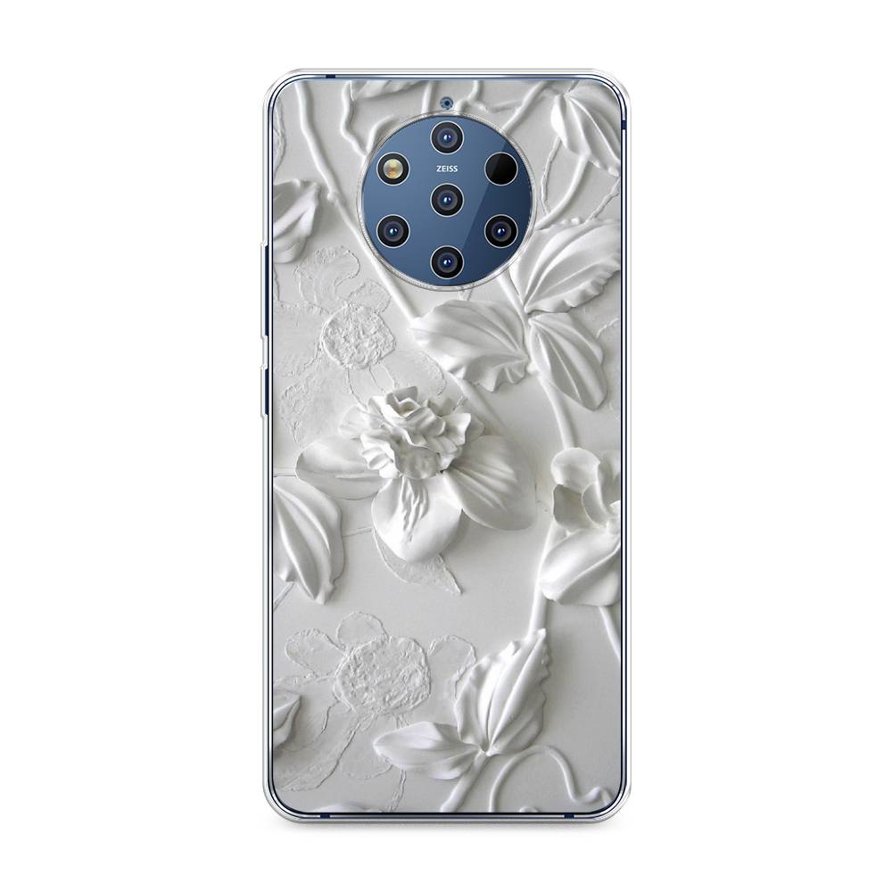 

Чехол Awog на Nokia 9 PureView / Нокиа 9 PureView "Гипсовые цветы", 122350-7