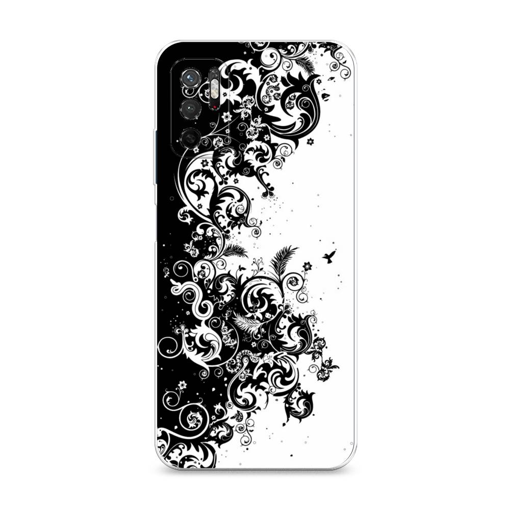 

Чехол на Xiaomi Redmi Note 11SE "Черно белый узор", Белый;черный;серый, 315950-3