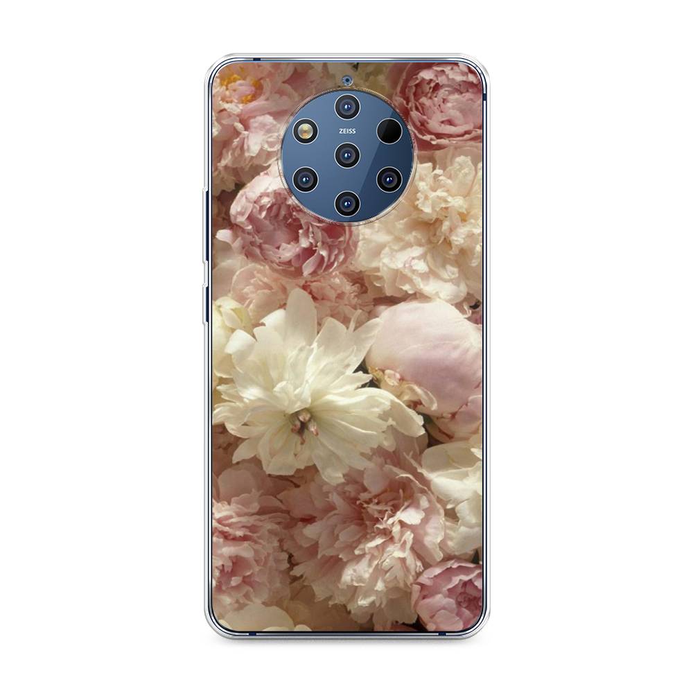 

Чехол Awog на Nokia 9 PureView / Нокиа 9 PureView "Пионы светлые", 122350-8