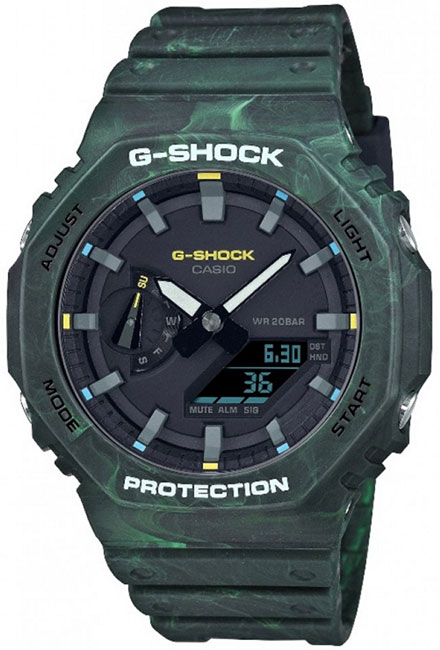

Наручные часы Casio GA-2100FR-3A, GA-2100FR-3A
