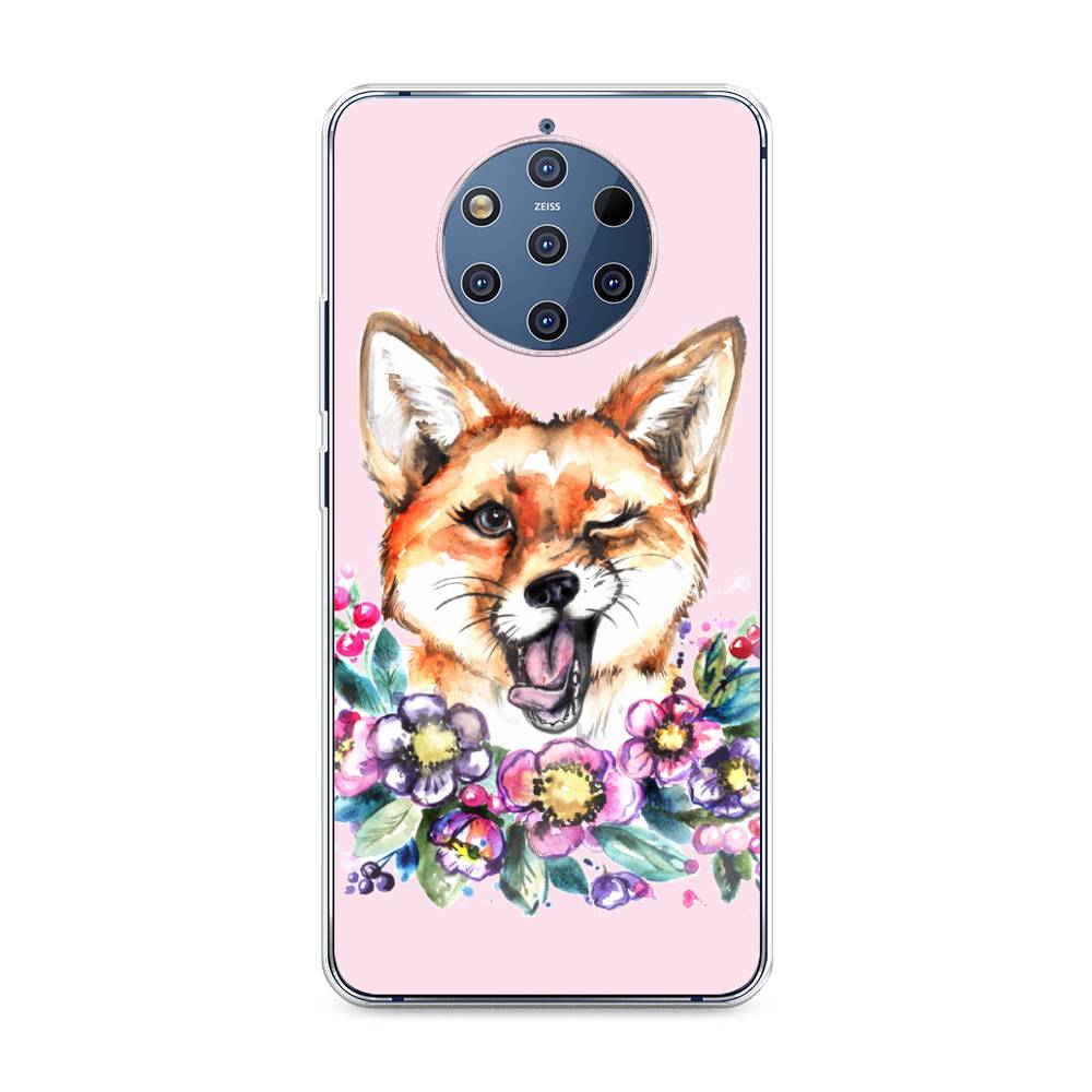 

Чехол Awog на Nokia 9 PureView / Нокиа 9 PureView "Подмигивающая лиса", 122350-10