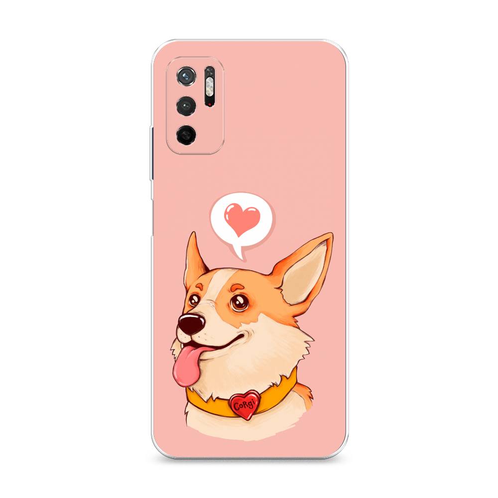

Чехол на Xiaomi Redmi Note 11SE "Корги язык", Розовый;коричневый, 315950-1