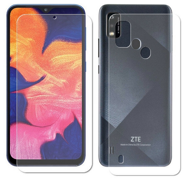 

Гидрогелевая пленка LuxCase для ZTE Blade A51 0.14mm Front and Back Transparent 86513, ZTE Blade A51