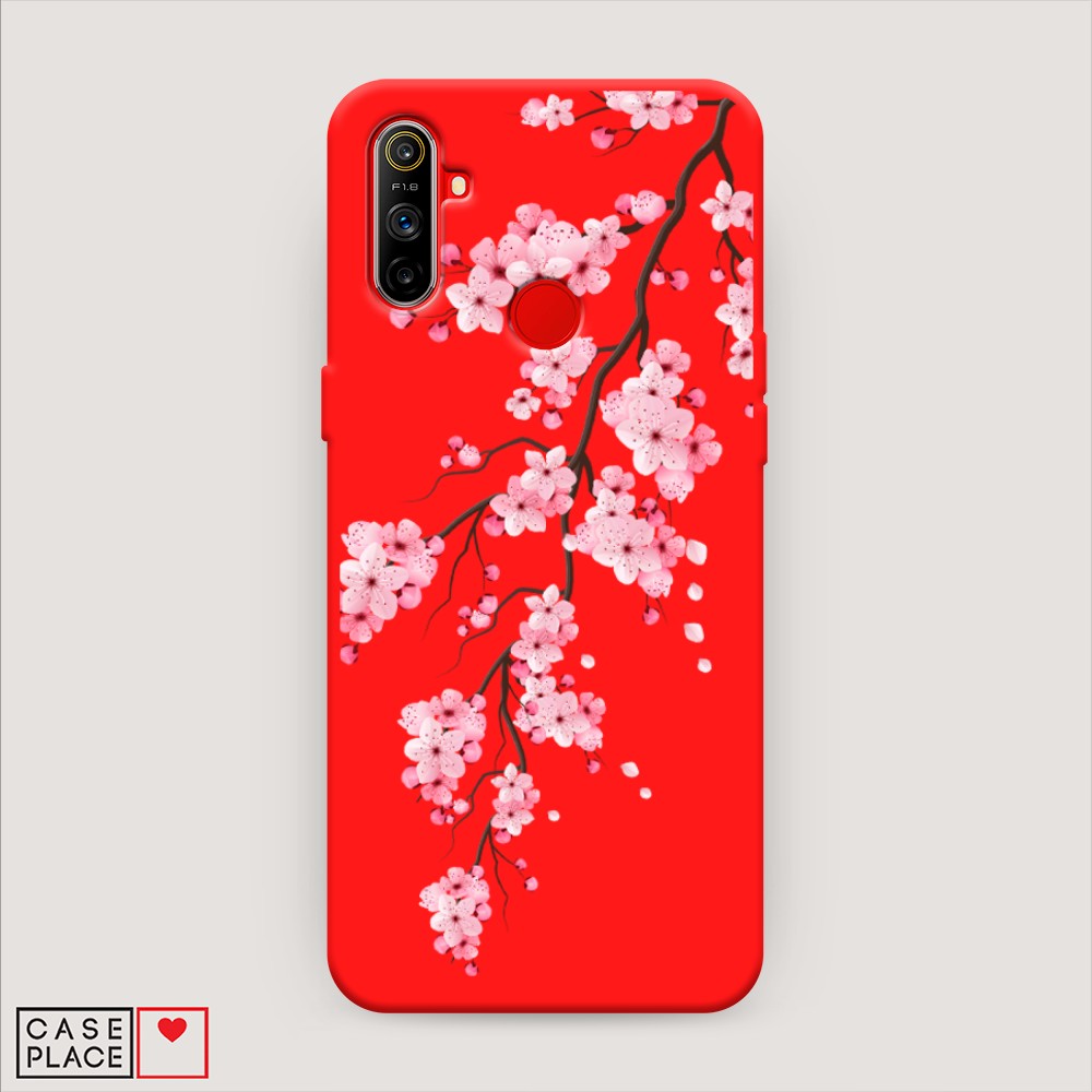 

Чехол Awog на Realme C3 "Розовая сакура", Разноцветный, 253053-1