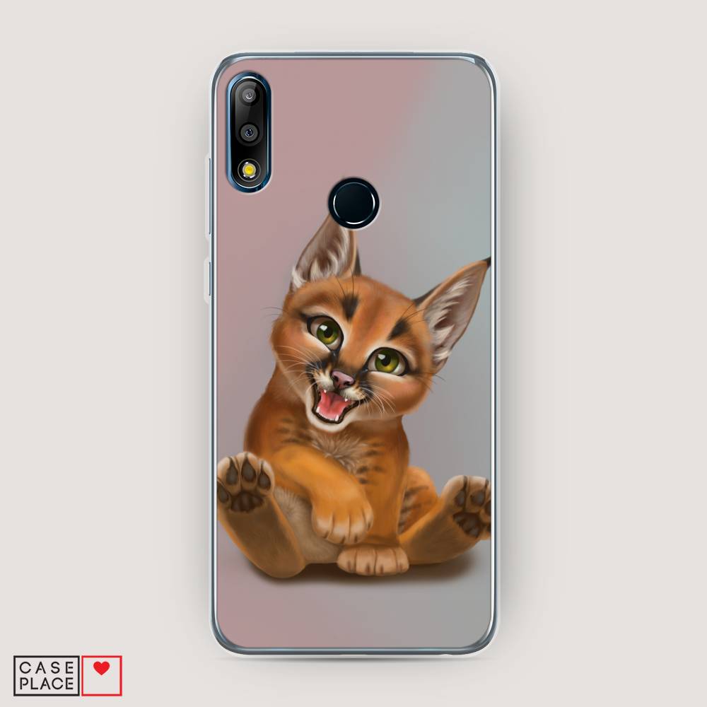 фото Чехол awog "малыш рыси" для asus zenfone max pro (m2) zb631kl