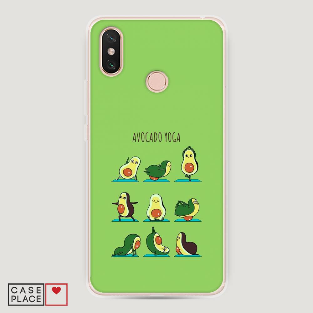 

Пластиковый чехол "Авокадо йога" на Xiaomi Mi Max 3
