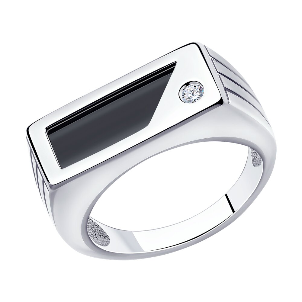 

Кольцо из серебра р. 18,5 Diamant 94-112-00562-1, шпинель нано\фианит, 94-112-00562-1