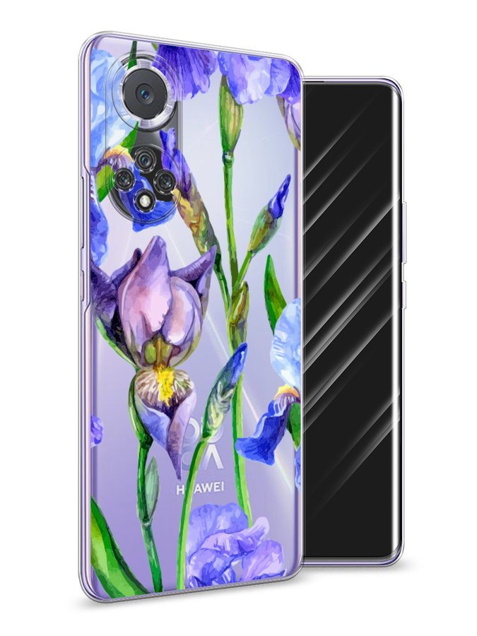 

Чехол Awog на Huawei Nova 9 "Синие ирисы", Фиолетовый;голубой;зеленый, 6106150-8