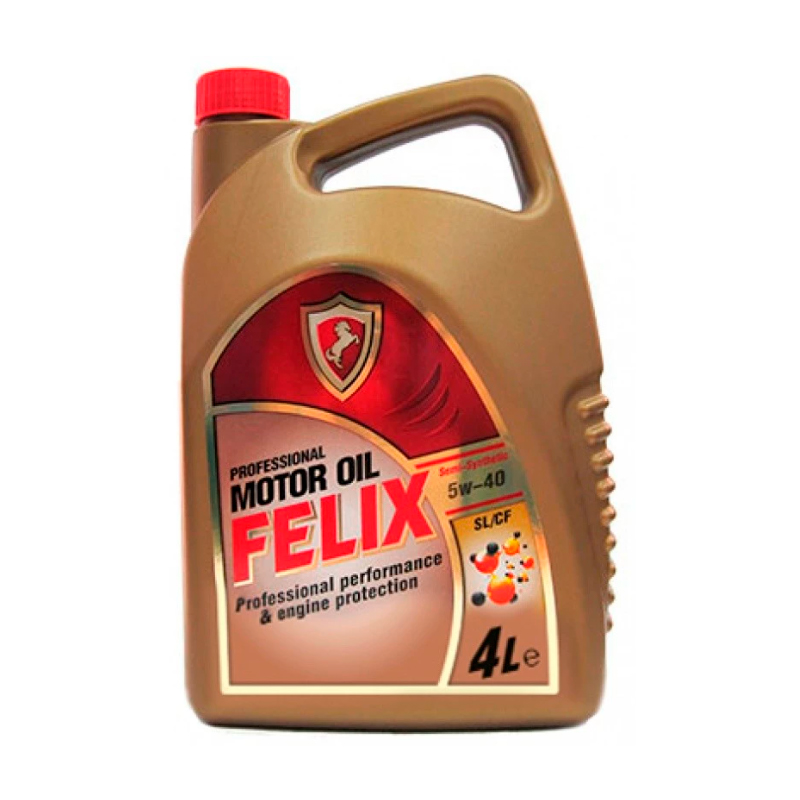 фото Моторное масло felix 5w-40 полусинтетическое 4 л