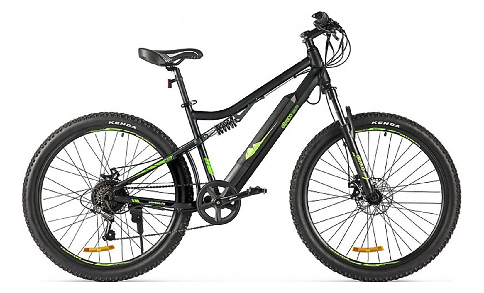Электровелосипед Eltreco Walter 2024, Черно-зеленый