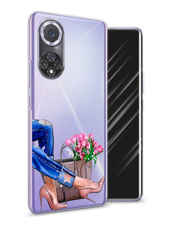 

Чехол Awog на Huawei Nova 9 "Каблучки", Голубой;коричневый;розовый, 6106150-7