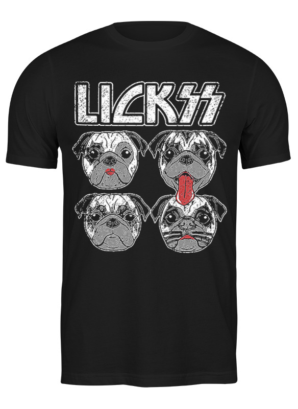 

Футболка мужская Printio Lickss (kiss) черная M, Черный, Lickss (kiss)