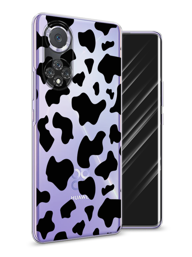 

Чехол Awog на Huawei Nova 9 "Пятна коровы черные", Черный, 6106150-2