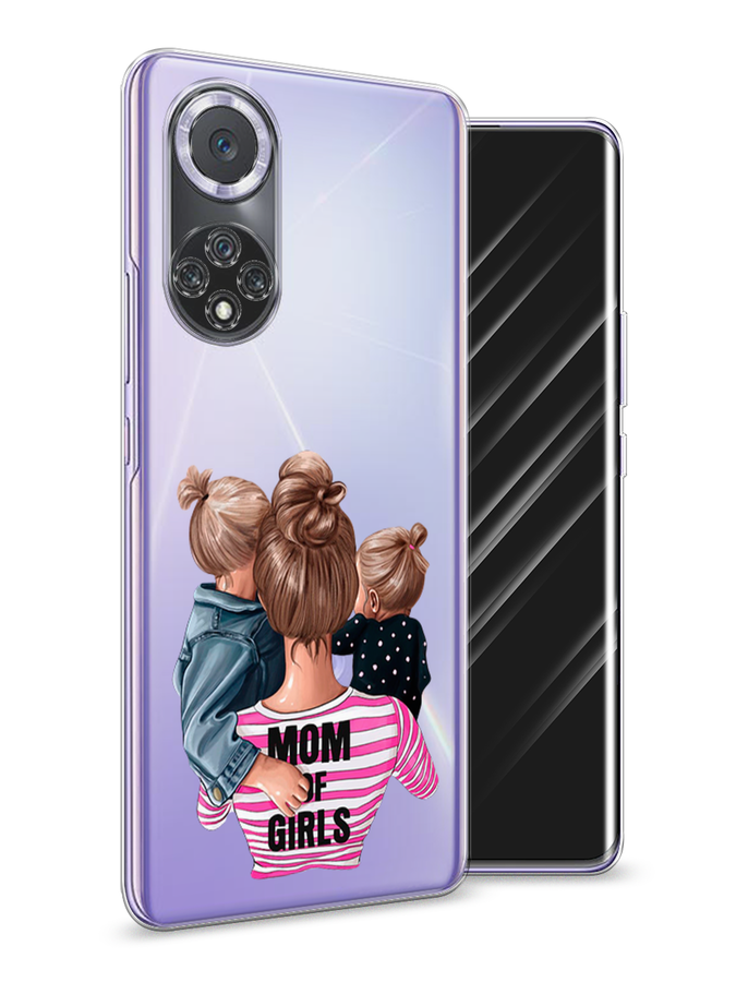 

Чехол Awog на Huawei Nova 9 "Mom of Girls", Синий;розовый;черный, 6106150-6