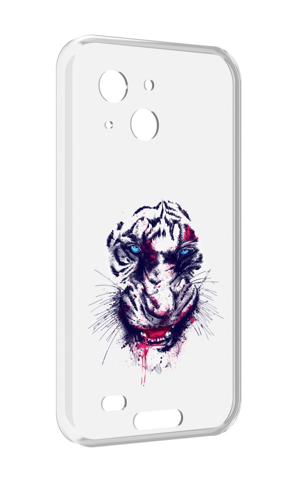 

Чехол MyPads безумный тигр для Oukitel WP20 / WP20 Pro, Прозрачный, Tocco