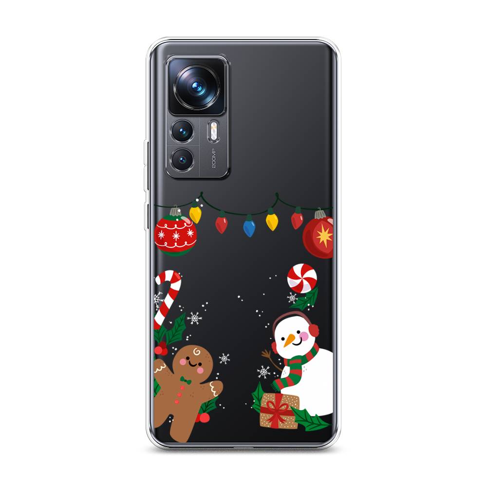 

Чехол на Xiaomi 12T Pro "Новогоднее настроение", Коричневый;красный;зеленый, 315750-5