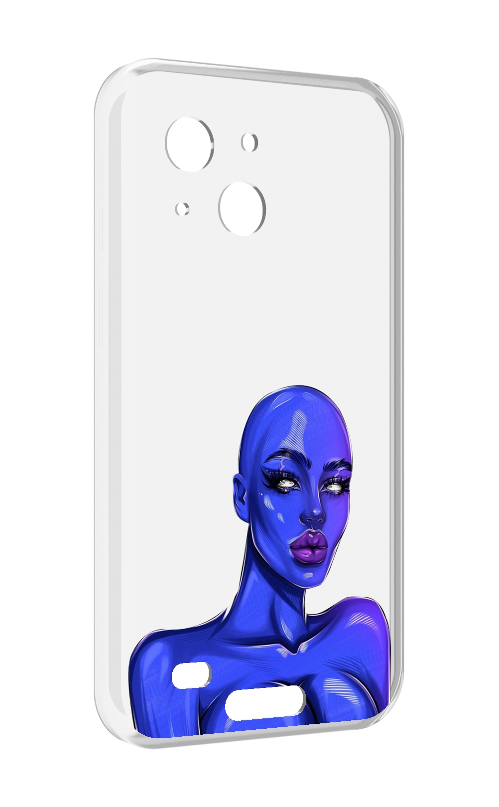 

Чехол MyPads инопланетянка для Oukitel WP20 / WP20 Pro, Прозрачный, Tocco