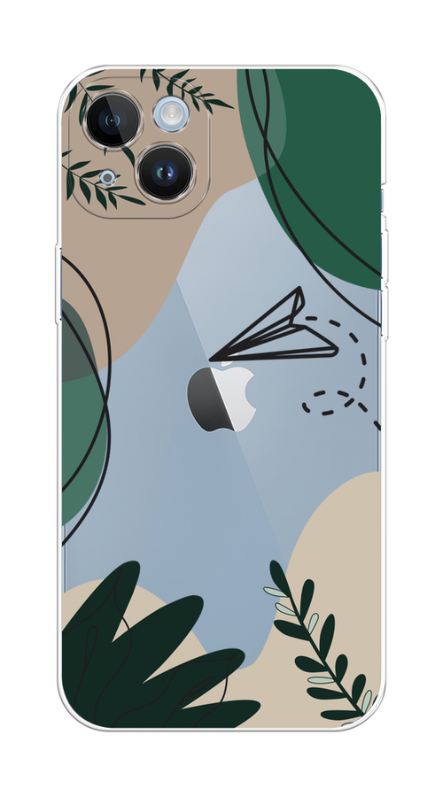 

Чехол на Apple iPhone 14 Plus "Secret Garden", Зеленый;бежевый;черный, 15350-1