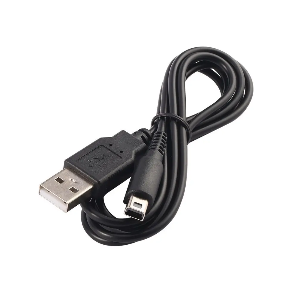 

Кабель для приставки NoBrand USB кабель для Nintendo 3DS, Черный, USB кабель